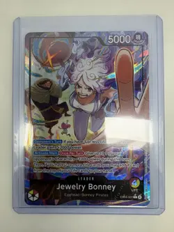 One Piece TCG OP15 -EB04 Jewelry Bonney Leader Alt Art EB04-001 NM - Image 3
