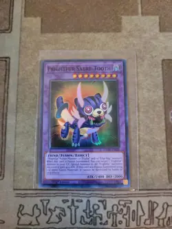 YUGIOH FRIGHTFUR SABRE-TOOTH TOCH-EN048 SUPER 1ST ED NM - Image 1