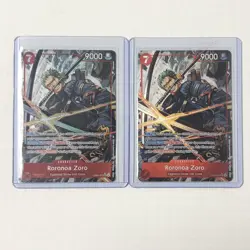 2x One Piece Roronoa Zoro Adventure on Kami's Island Alt Art #EB04-007 - Image 1