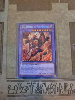 YUGIOH ALBA-LENATUS THE ABYSS DRAGON DIFO-EN035 SECRET 1ST ED NM - Image 1