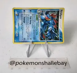 Feraligatr 4/115 - Unseen Forces *DMG-HP* Holo Rare Pokemon Card - Image 3