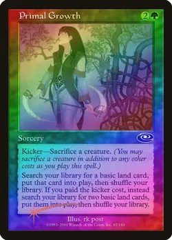 Primal Growth FOIL Planeshift HEAVILY PLD Green Common MAGIC MTG CARD ABUGames - Image 1