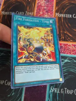 Yugioh Fire Formation - Tenki FIGA-EN028 Secret Rare 1st Edition Near Mint - Image 2