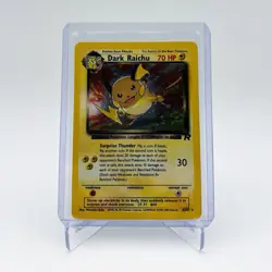 Dark Raichu 83/82 Team Rocket Secret Rare Holo Unlimited 70 HP Pokemon TCG Card - Image 1