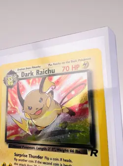 Dark Raichu 83/82 Team Rocket Secret Rare Holo Unlimited 70 HP Pokemon TCG Card - Image 3