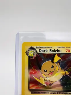 Dark Raichu 83/82 Team Rocket Secret Rare Holo Unlimited 70 HP Pokemon TCG Card - Image 5