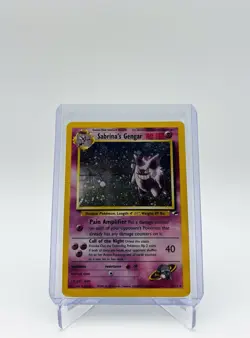 Sabrina's Gengar 14/132 Gym Challenge Unlimited Holo Rare 80 HP Pokemon TCG Card - Image 1