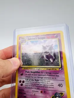 Sabrina's Gengar 14/132 Gym Challenge Unlimited Holo Rare 80 HP Pokemon TCG Card - Image 3