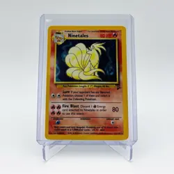 Ninetales 13/130 Base Set 2 Holo Rare 80 HP Pokemon TCG Card - Image 1