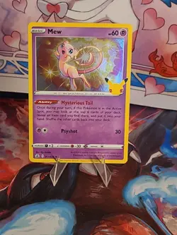 Mew Holo Pokemon Card 011/025 Celebrations Series - Image 2