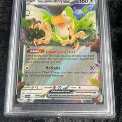 Squawkabilly ex #75 PSA 9 – Paldean Fates – Pokemon Card – Graded Mint - Image 4