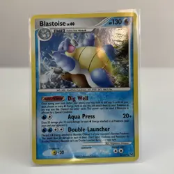 Pokemon TCG Blastoise Holo Rare Card Platinum 2/127 Blastoise Rare - Image 1
