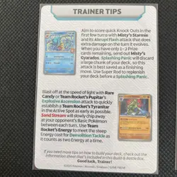 Destined Rivals Build And Battle Prerelease Trainer Tip Card - Image 5