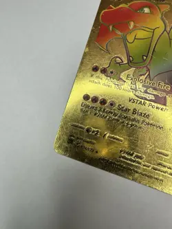 Pokemon Charizard VSTAR (Rainbow) GOLD Foil Fan Art Collector Card - 280 HP - - Image 3
