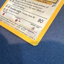 Pokemon Chansey Base Set 2 Holo Rare 3/130 Basic 120 HP English Wizards Card - Image 4