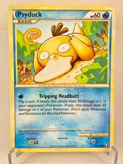 Psyduck 74/102 - Triumphant Set Pokemon Card - Moderately Played - Image 1