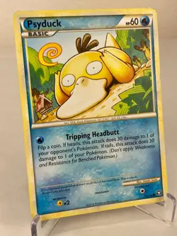 Psyduck 74/102 - Triumphant Set Pokemon Card - Moderately Played - Image 2