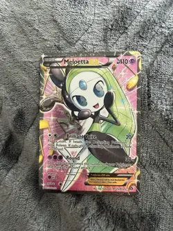 Pokemon Meloetta EX Full Art Ultra Rare Holo Card RC25/RC25 Legendary Treasures - Image 1