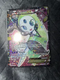 Pokemon Meloetta EX Full Art Ultra Rare Holo Card RC25/RC25 Legendary Treasures - Image 3