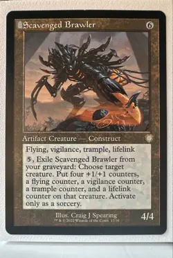 Scavenged Brawler (Retro Frame) Commander: the Brothers' War Regular - Image 1