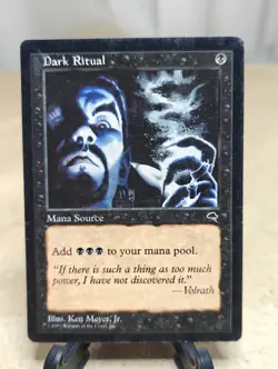 Dark Ritual #118 Magic: The Gathering TMP 1997 Non Holo - Image 1
