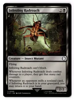 Infesting Radroach 46 Universes Beyond: Fallout Normal NM - Image 1