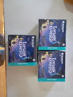 Magic The Gathering LORWYN ECLIPSED DRAFT NIGHT BOX NEW SEALED LOT OF 3 - Image 1
