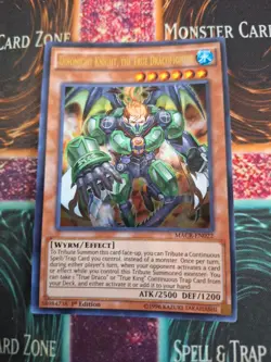 Yugioh Dinomight Knight, the True Dracofighter MACR-EN022 Ultra 1st Edition NM - Image 1