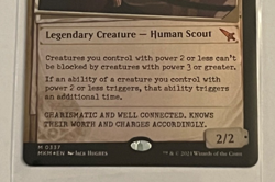 MTG Delney Streetwise Lookout - Showcase Foil - Murders at Karlov Manor - #337 - Image 3