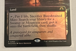 MTG Bloodstained Mire - Extended Art Foil - Modern Horizons 3 - #463 - Image 3