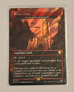 Helm's Deep - Shinka the Bloodsoaked Keep - Surge Foil - Lord of the Rings #404 - Image 1