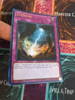 Yugioh Typhoon DUDE-EN046 Ultra Rare 1st Edition Near Mint - Image 2