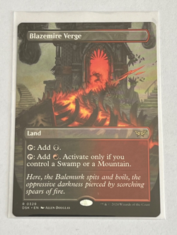 MTG Blazemire Verge - Borderless - Duskmourn - #329 - Image 1