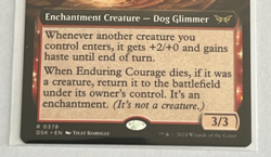 MTG Enduring Courage - Extended Art - Duskmourn - #378 - Image 3