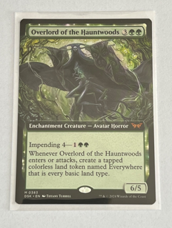 MTG Overlord of the Hauntwoods - Extended Art - Duskmourn - #383 - Image 1