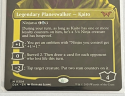 MTG Kaito Bane of Nightmares - Showcase - Duskmourn - #354 - Image 3