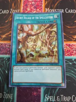 Yugioh Secret Village of the Spellcasters OP08-EN011 Super Rare Unlimited NM - Image 1