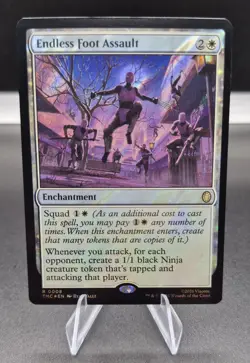 Magic The Gathering TMNT "Endless Foot Assault" 0008 Surge FOIL - Image 1