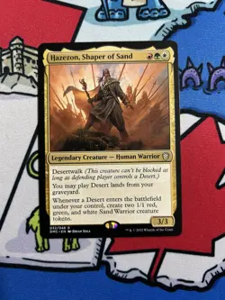 Hazezon, Shaper of Sand x1 Mtg Dominaria United Commander - Image 1