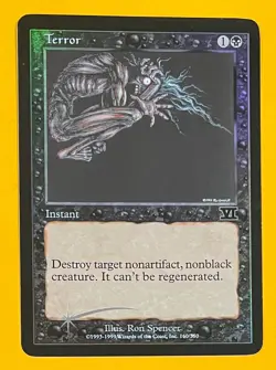 MTG TERROR (Foil) FNM (OldManMTG 013-136) - Image 1