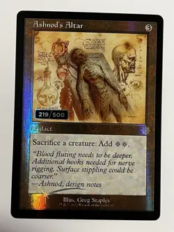 MTG | Ashnod’s Altar (Serialized FOIL 219/500) [BRO] - Image 3
