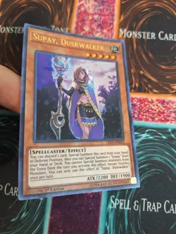 Yugioh Supay, Duskwalker LED5-EN025 Ultra Rare 1st Edition Near Mint - Image 2