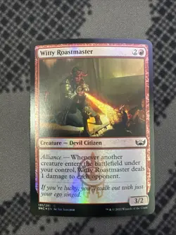 MTG FOIL Witty Roastmaster FOIL - Streets of New Capenna #131 - Image 1