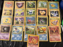 21 Pokemon Foreign Language Vintage Fossil, Team Rocket, Neo And 1st Edition - Image 1