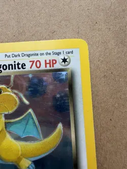 90’s Pokemon Dark Dragonite Legendary Collection Holo Rare 70 HP 5/110 - Image 3