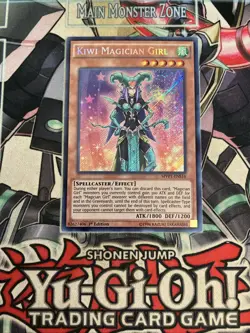 Kiwi Magician Girl Secret Rare 1st Edition MVP1-ENS16 Yugioh LP - Image 1