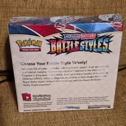 Pokemon Sword & Shield Battle Styles Booster Box English 2021 (36 packs) - Image 2