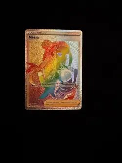 Pokemon TCG Nessa Trainer Vivid Voltage Rainbow Rare Card 196/185 NM Condition - Image 2