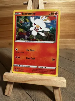 Pokemon Sword & Shield Holo Promo Scorbunny #SWSH071 NM/LP - Image 1