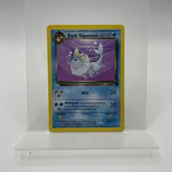 Pokemon Dark Vaporeon Non Holo WOTC 1999 45/82 Team Rocket LP - Image 1